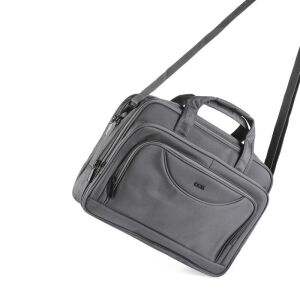 ÇÇS 71384 15.6 Çapraz Askılı Gri Evrak Çantası