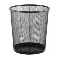 Mas 854 Siyah 10 Lt Tam Delikli Metal Çöp Kovası
