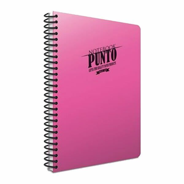 Gıpta Punto A4 100 Yaprak Çizgili Spiralli Plastik Kapaklı Defter
