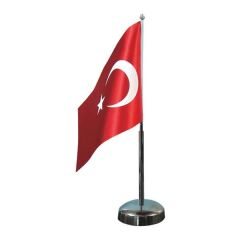 Vatan VT301 Tekli Krom Bayrak Direği