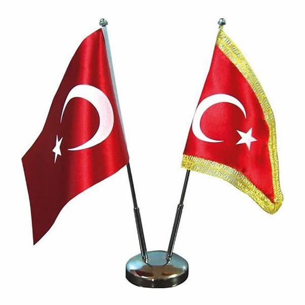 Vatan Vt302 Çiftli Krom Bayrak Direği