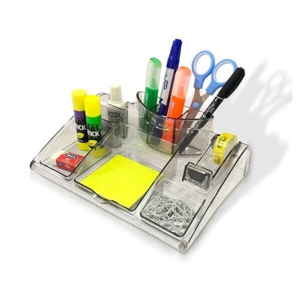 Mas 812 Trendy Şeffaf Masaüstü Organizer