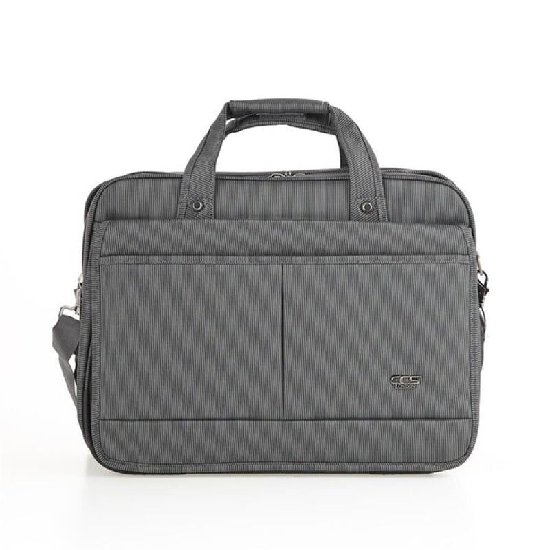 ÇÇS 71439 Omuz Askılı Gri Evrak Çantası