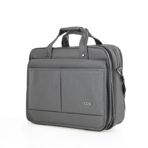 ÇÇS 71439 Omuz Askılı Gri Evrak Çantası