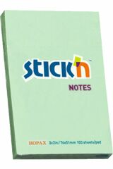 Gıpta Stickn 76x51 100 Yaprak Pastel Mavi Yapışkanlı Not Kağıdı