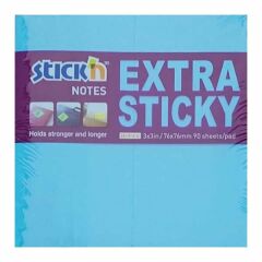 Gıpta Stickn 76x76 90 Yaprak Extra Yapışkan Neon Mavi Not Kağıdı