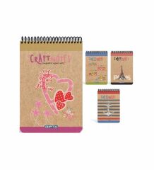 Gıpta Craft Notes A5 100 Yaprak Çizgili Sert Kapak Bloknot