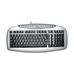 A4 Tech KB21 Gümüş & Siyah Q Tr Kablolu Klavye