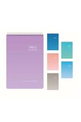 Gıpta Thebook A4 100 Yaprak Çizgili Spiralli Sert Kapak Bloknot