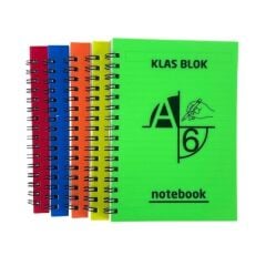 Klas k590 A6 72 Yaprak Kareli Spiralli Bloknot