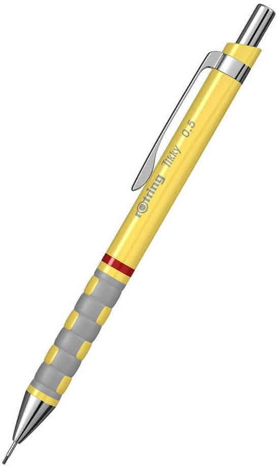 Rotring Tikky 0,5 mm Neon Sarı Mekanik Kurşun Kalem