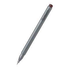Faber-Castell 0,4 mm Grip Kahverengi Finepen Keçeli Kalem