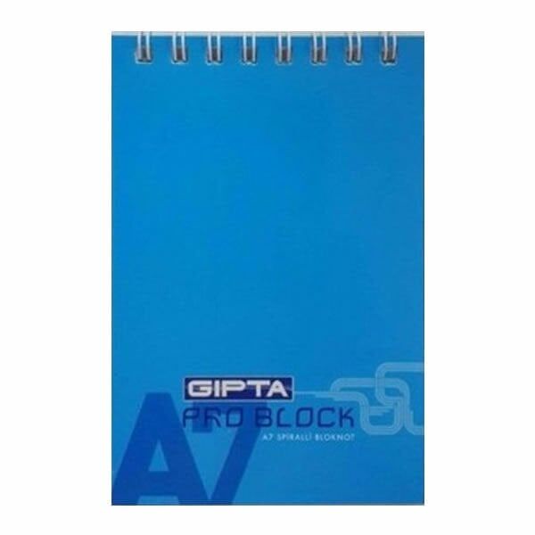 Gıpta Problock A7 40 Yaprak Kareli Spiralli Bloknot