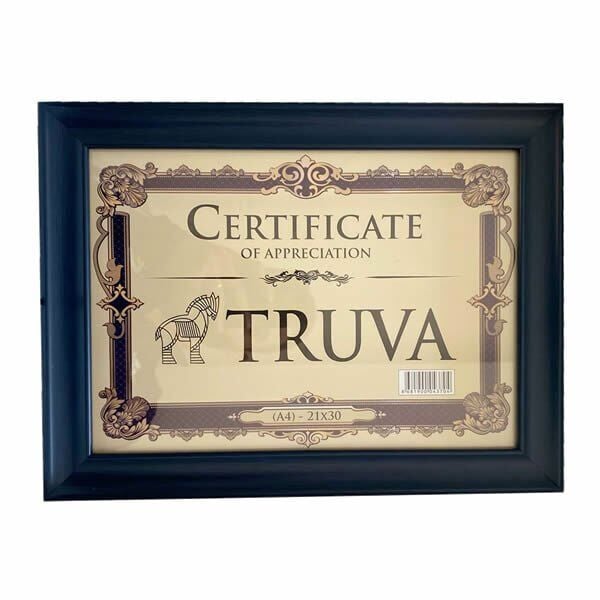 Truva TRV155L 21x29,7 3 cm A4 Lacivert Çerçeve