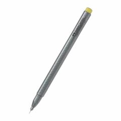 Faber-Castell 0,4 mm Grip Sarı Finepen Keçeli Kalem