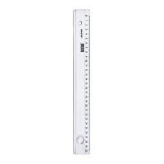Brons BR-225 30 cm Mercekli Plastik Cetvel