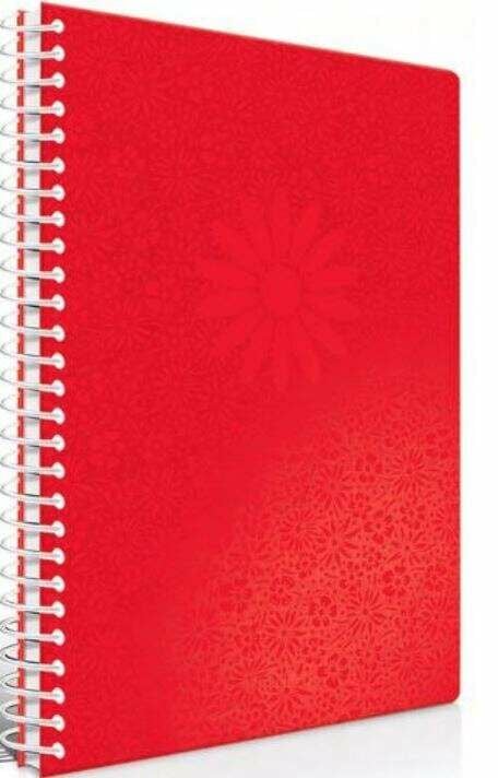 Çınar Kır Çiçekleri Sert Kapak 17x24 100 Yaprak Kareli Defter