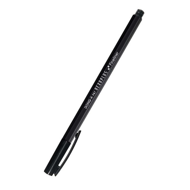 Dong-A Hexaplus Fineliner No:31 Siyah Fiber Uçlu Kalem