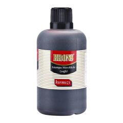 Brons BR-322 500 gr Kırmızı stampa Mürekkebi Boş Kaşe