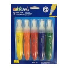 Adeland 24 ml Klasık 5 Renk Fırçalı Boya