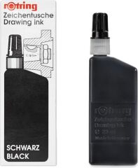 Rotring S0194660 23 ml Siyah Rapido Mürekkebi