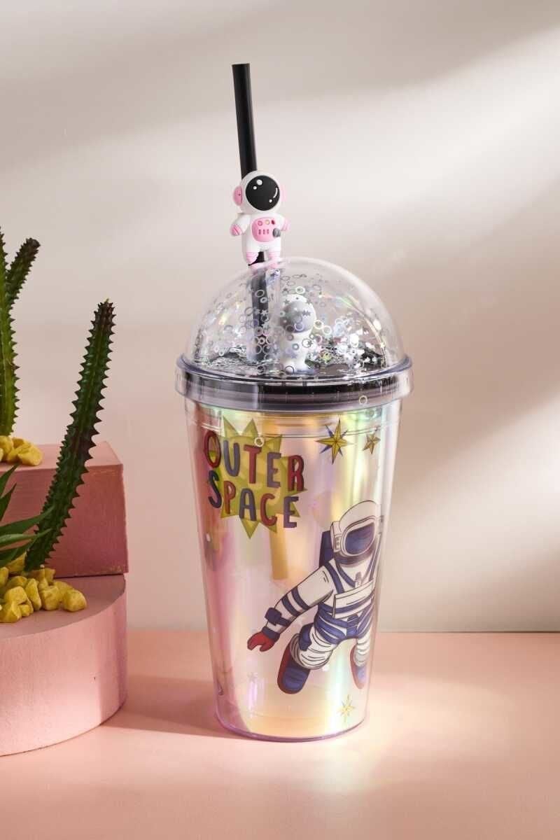 Perotti 16200 Cosmo Plastik Pipetli Soğuk İçecek Bardağı