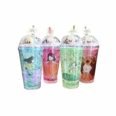 Perotti 16203 Cosmo Plastik Pipetli Soğuk İçecek Bardağı