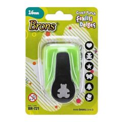 Brons BR-723 25 mm Şekilli Kar Tanesi Delgeç