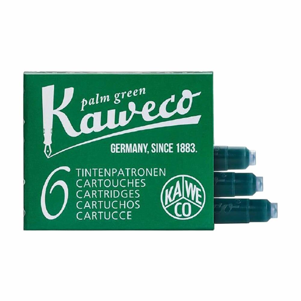 Kaweco 10000008 6 lı Yeşil Kartuş