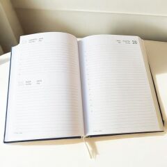 Ofis 14x20 Cilt Bezli Lacivert Ajanda