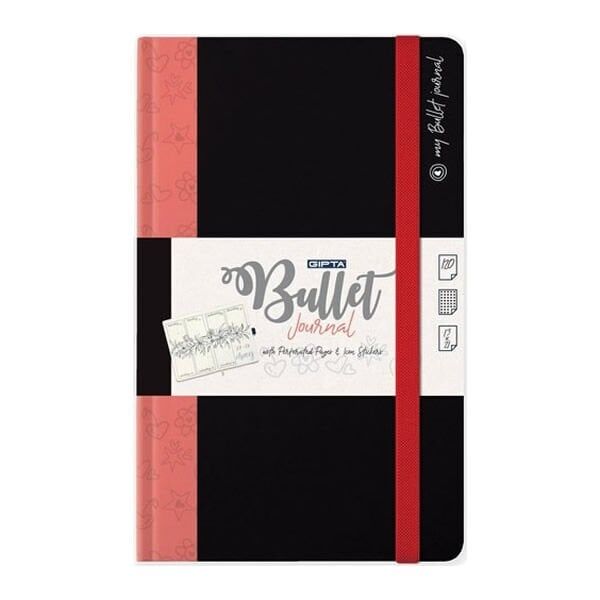 Gıpta 164-PSK Bullet Journal 13x21 İp Dikişli Sert Kapaklı Ajanda