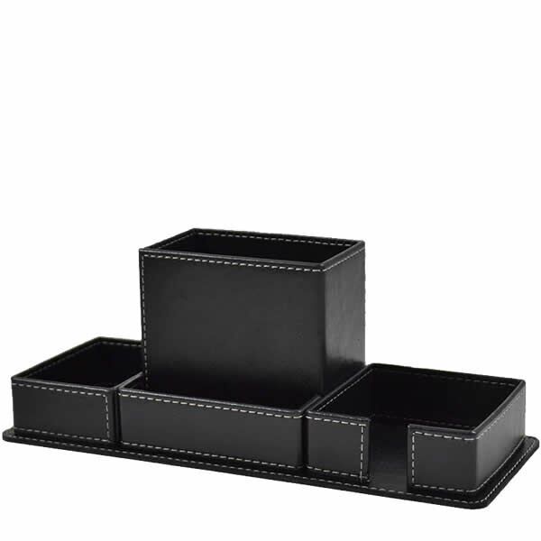 Mimaks DK-25 T 4 Bölmeli Suni Deri Masaüstü Set