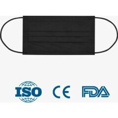 Cenermed 50 li Extra Guard 4 Siyah Cerrahi Maske
