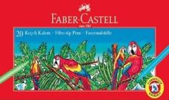 Faber Castell 20 li Yıkanabilir Keçeli Kalem