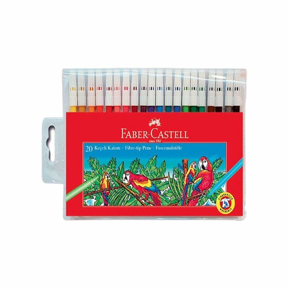 Faber Castell 20 li Yıkanabilir Keçeli Kalem