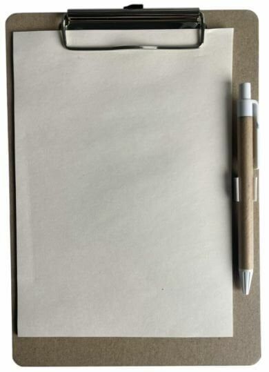 Lızy Kf807BL Kraf Karton Kalemli A5 Sekreter Blok