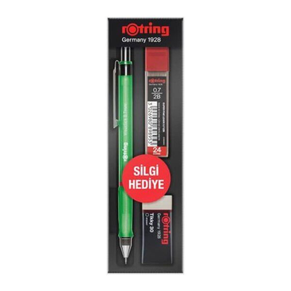 Rotring 0,7 mm Visuclick Yeşil Okul Seti