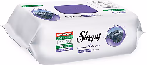 Sleepy Easy Clean 100 lü Dağ Esintisi Yüzey Temizlik Havlusu