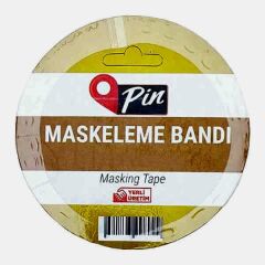 Pin 7541 19 mm x 40 mt Hotmelt Askılı Maskeleme Bandı