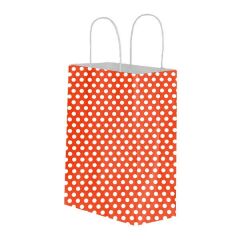 Umur 12x25x30 25 li 90 gr Kırmızı Puantiyeli Karton Poşet