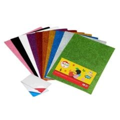 Mileo 20x30 Karışık Renk Simli Eva 10lu Paket