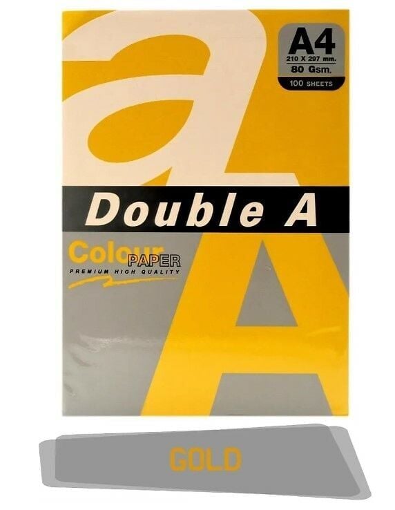 Double A A4 80gr 25li Altın Rengi Kağıt