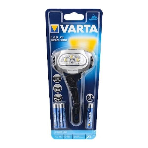 Varta Power Line Led X4 Head Light Kafa Feneri