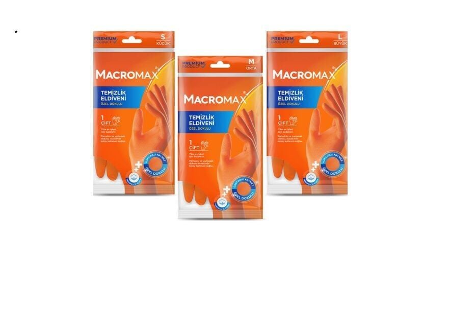 Macromax S Beden Temizlik Eldiveni