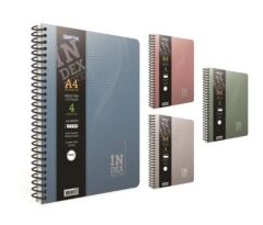 Gıpta Index Notes 17x24 140 Yaprak Çizgili Spiralli Sert Kapak Defter
