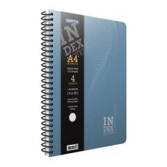 Gıpta Index Notes 17x24 140 Yaprak Çizgili Spiralli Sert Kapak Defter