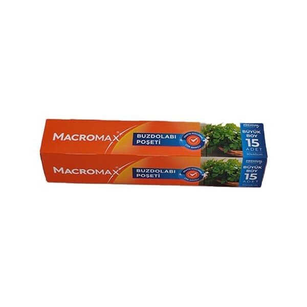 Macromax Buzdolabı Poşeti Büyük Boy 15li