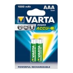 Varta  AAA 2 li 1000 Mah Şarjlı İnce Kalem Pil