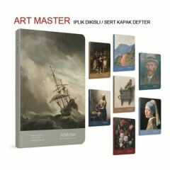 Gıpta Art Master 17x24 120 Yaprak Çizgisiz İplik Dikişli Sert KapakDefter