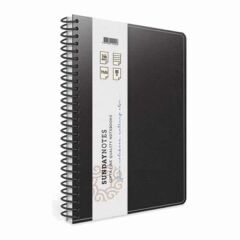 Gıpta Sunday Notes 17x24 140 Yaprak Çizgili Spiralli Deri Kapaklı Defter